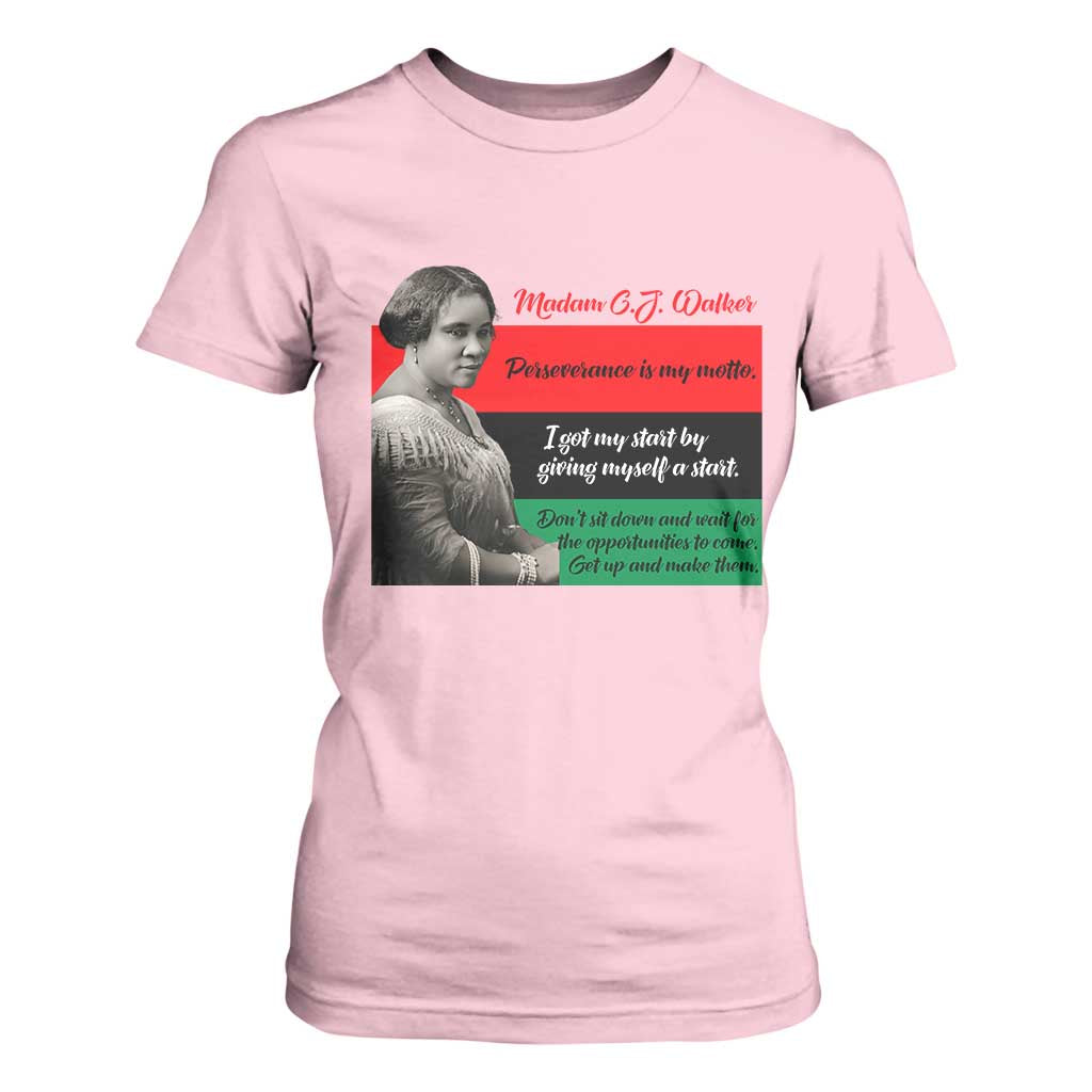 Madam CJ Walker T Shirt For Women Women Empowerment Inspirational Quote