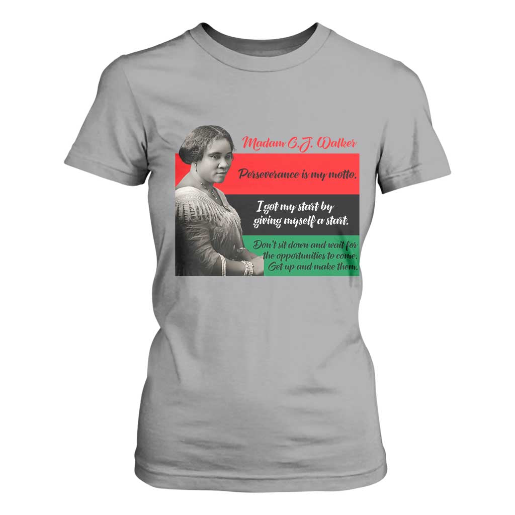 Madam CJ Walker T Shirt For Women Women Empowerment Inspirational Quote