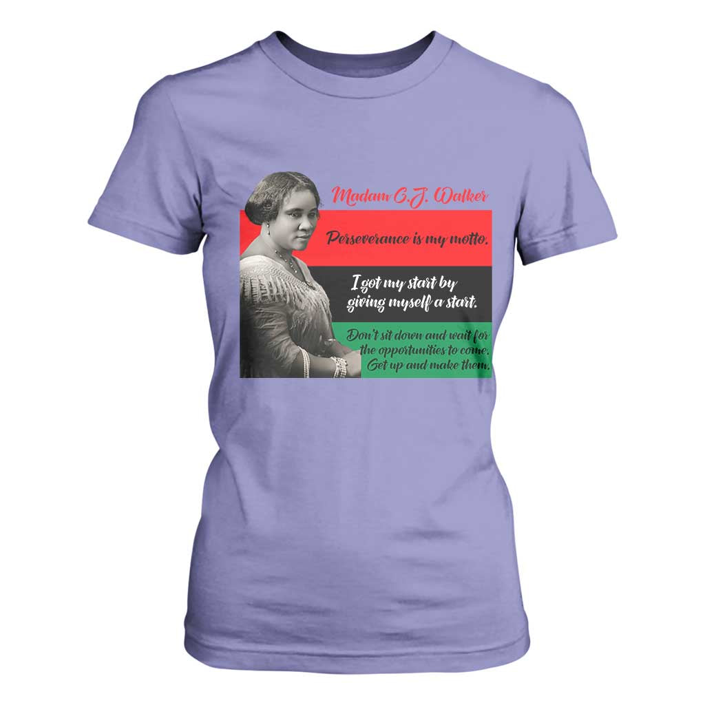Madam CJ Walker T Shirt For Women Women Empowerment Inspirational Quote