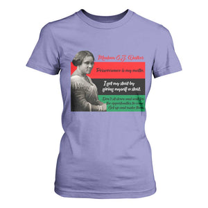 Madam CJ Walker T Shirt For Women Women Empowerment Inspirational Quote