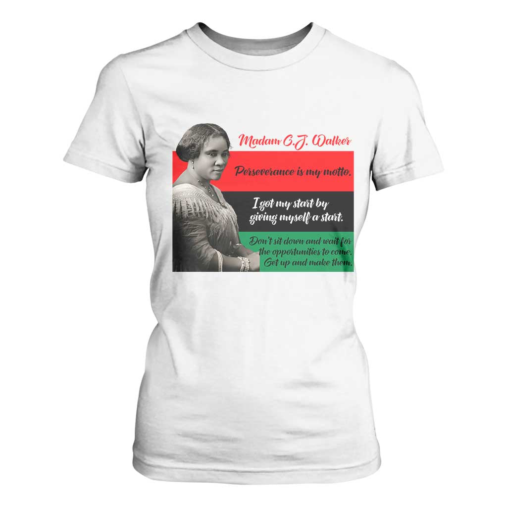 Madam CJ Walker T Shirt For Women Women Empowerment Inspirational Quote