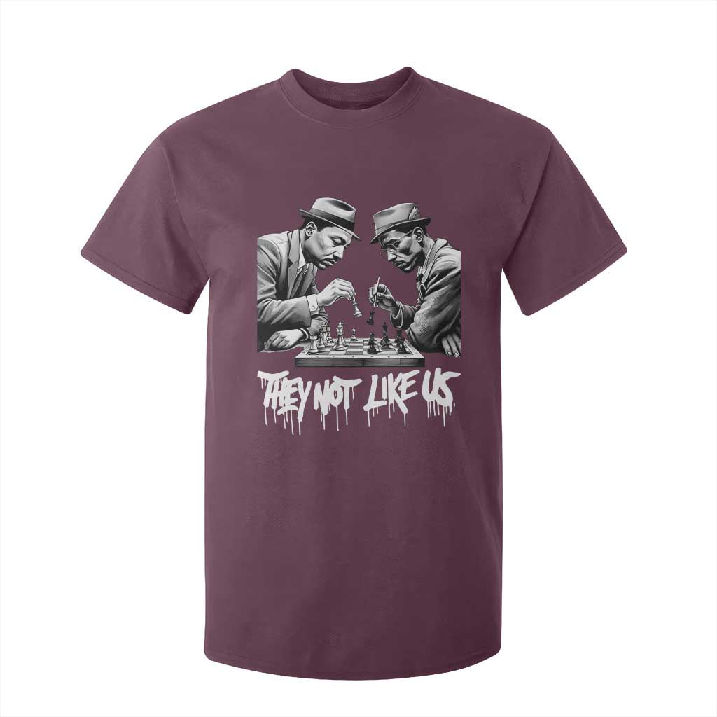 MLK And Malcolm X T Shirt For Kid They Not Like Us African American Heritage Gift - African Pride