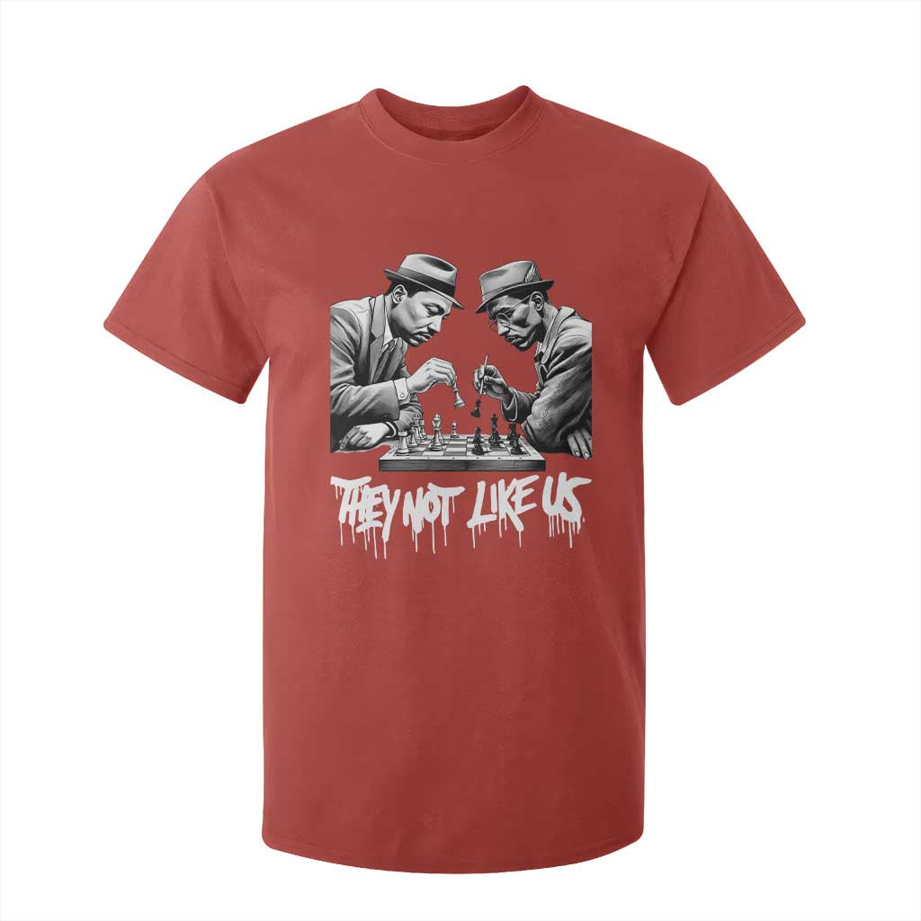 MLK And Malcolm X T Shirt For Kid They Not Like Us African American Heritage Gift - African Pride