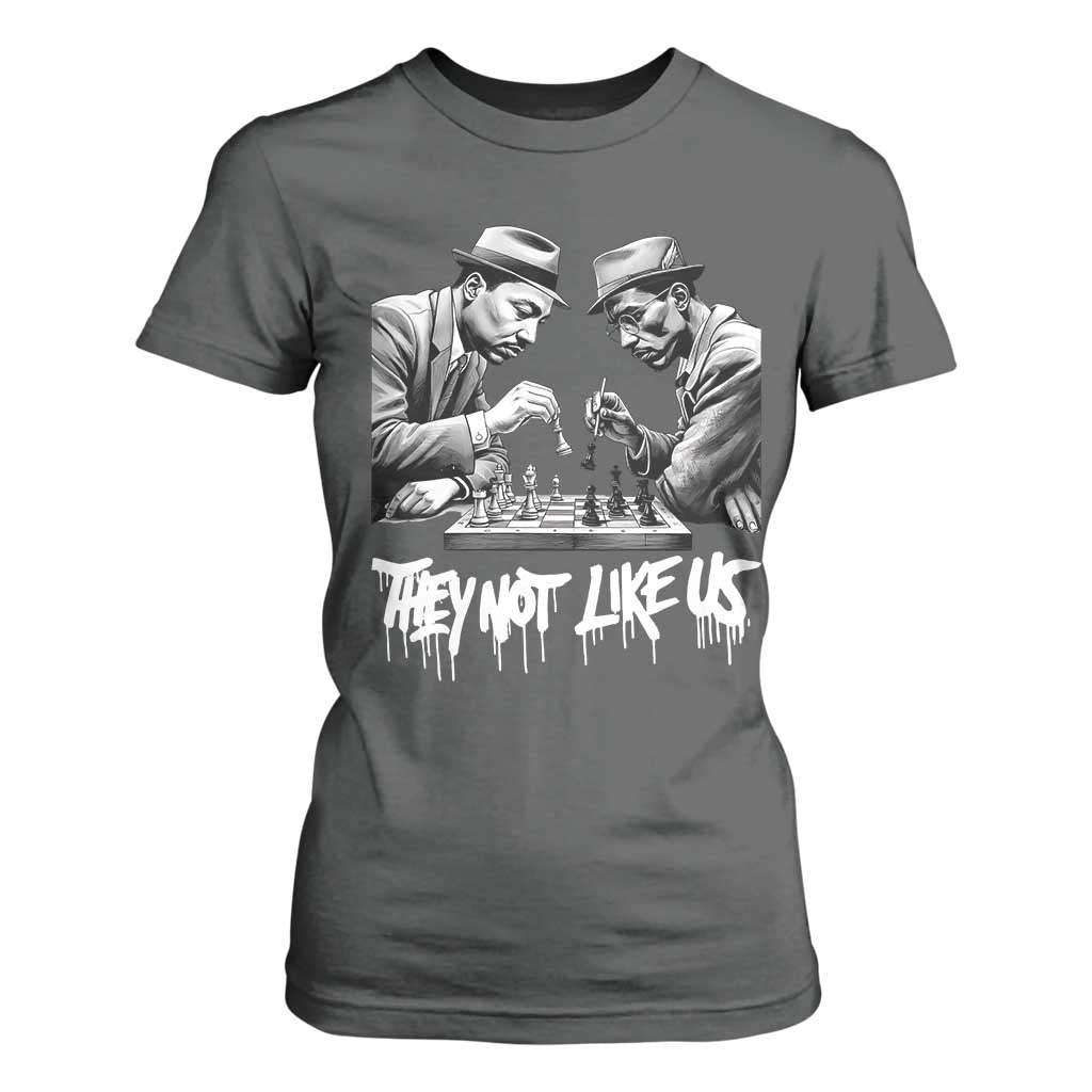 MLK And Malcolm X T Shirt For Women They Not Like Us African American Heritage Gift - African Pride
