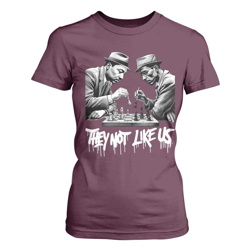 MLK And Malcolm X T Shirt For Women They Not Like Us African American Heritage Gift - African Pride