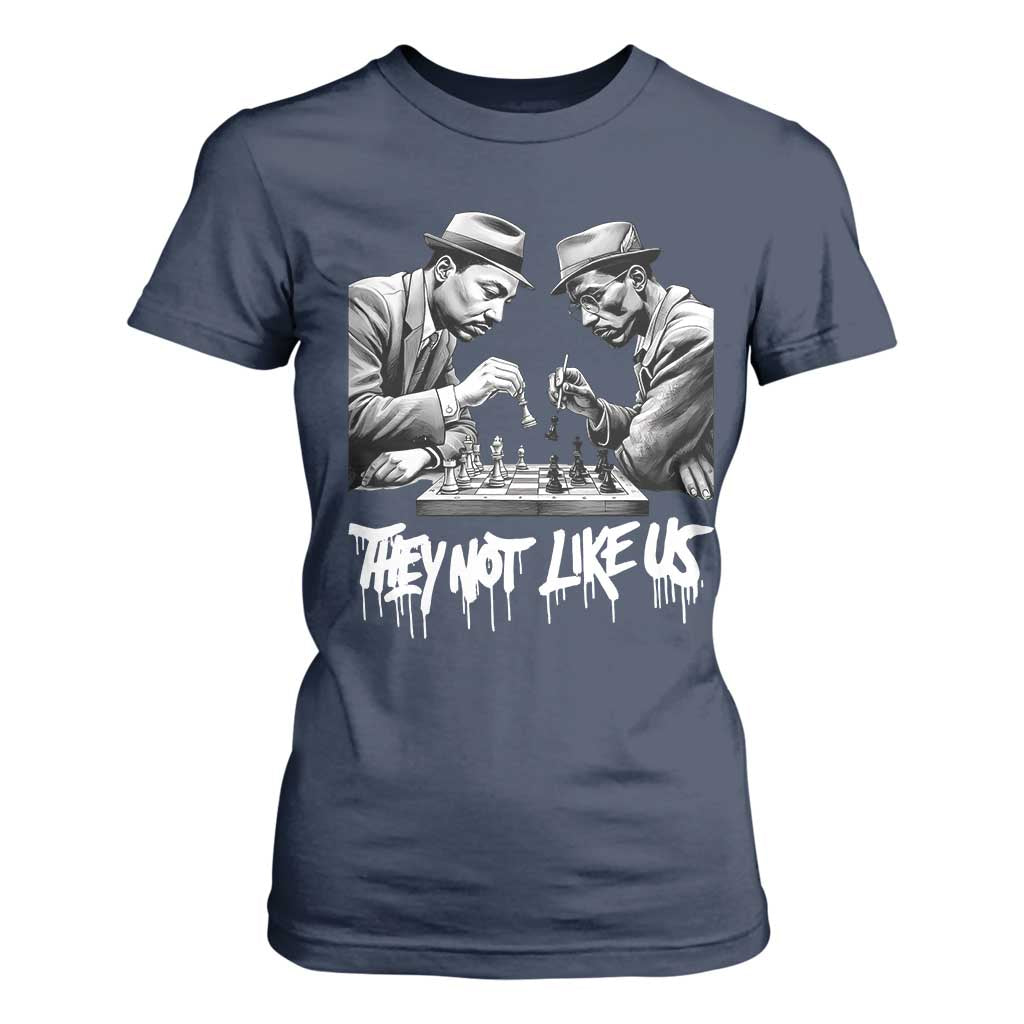 MLK And Malcolm X T Shirt For Women They Not Like Us African American Heritage Gift - African Pride