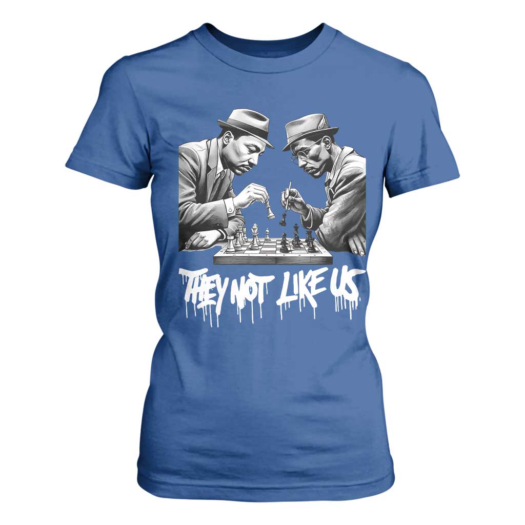 MLK And Malcolm X T Shirt For Women They Not Like Us African American Heritage Gift - African Pride