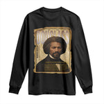 Frederick Douglass Historical Newspaper Long Sleeve Shirt The Sage Of Cedar Hill - African Pride