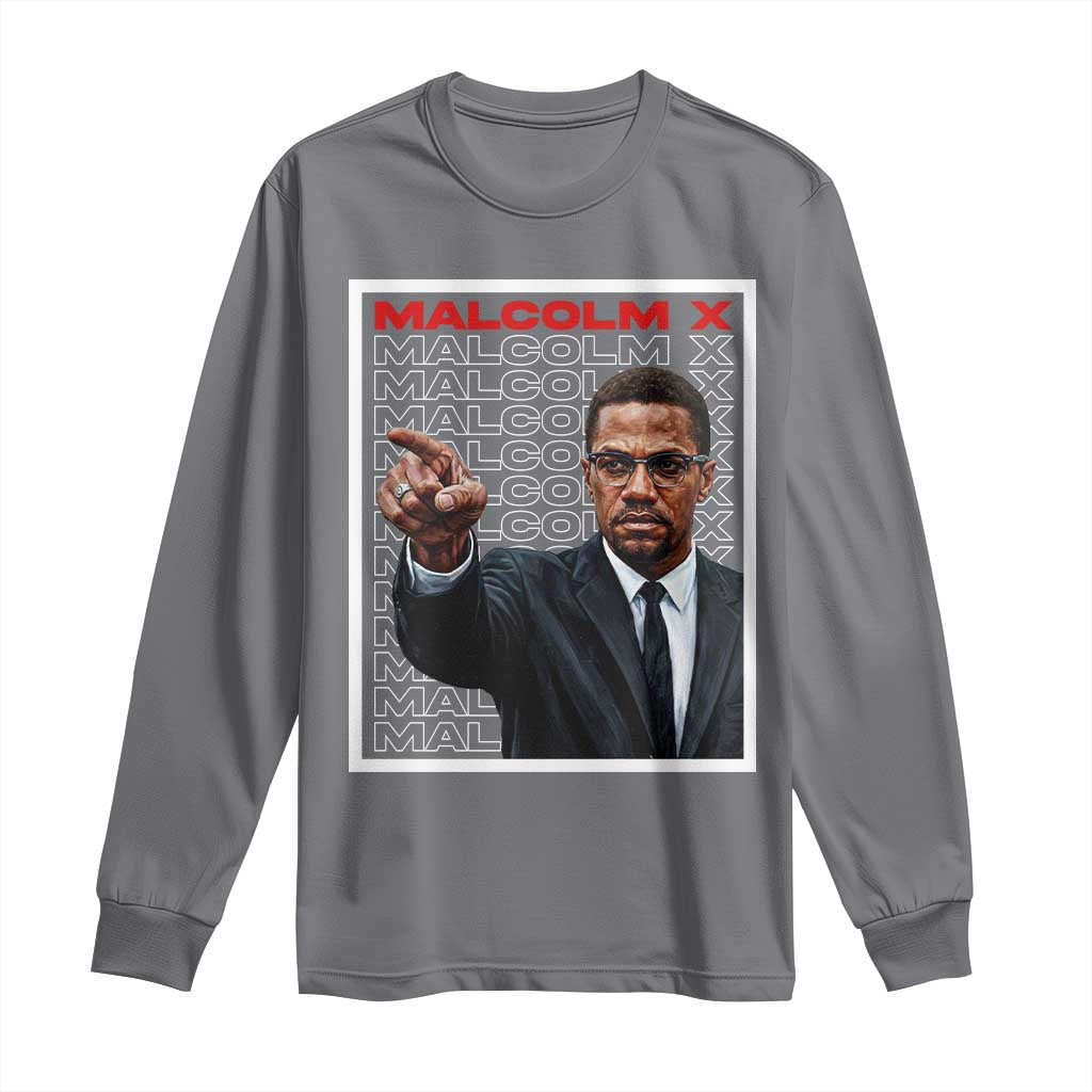 Malcolm X Legend Long Sleeve Shirt African American Activist Legacy - African Pride