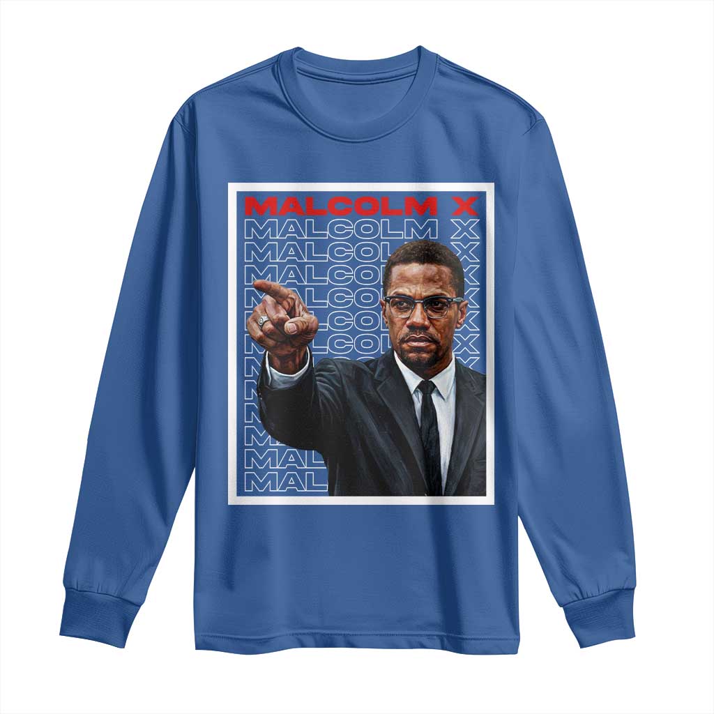 Malcolm X Legend Long Sleeve Shirt African American Activist Legacy - African Pride