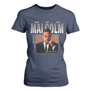 Black History Hero Malcolm X T Shirt For Women Stumbling Is Not Falling TS12