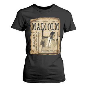 Malcolm X Historical Newspaper T Shirt For Women Stumbling Is Not Falling Black History TS12