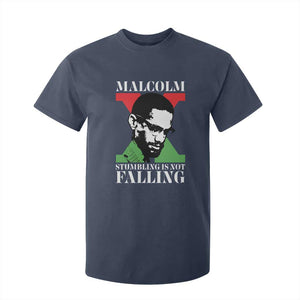 Malcolm X T Shirt For Kid Stumbling Is Not Falling Black History Leader TS12