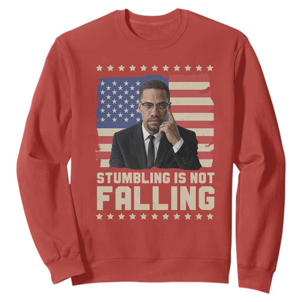 African American Pride Gift Sweatshirt Malcolm X TS12