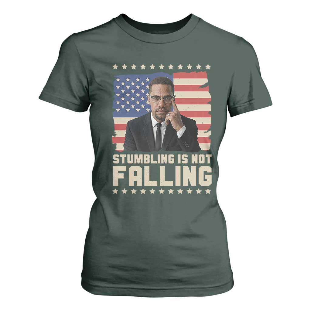 African American Pride Gift T Shirt For Women Malcolm X TS12