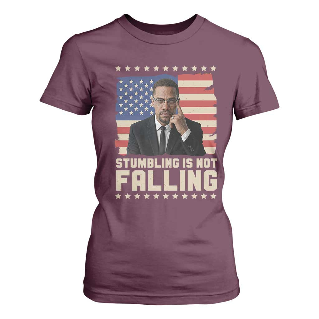 African American Pride Gift T Shirt For Women Malcolm X TS12