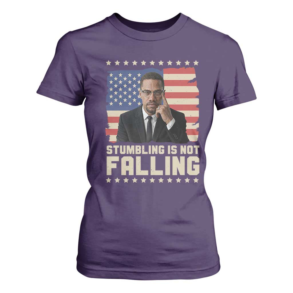 African American Pride Gift T Shirt For Women Malcolm X TS12