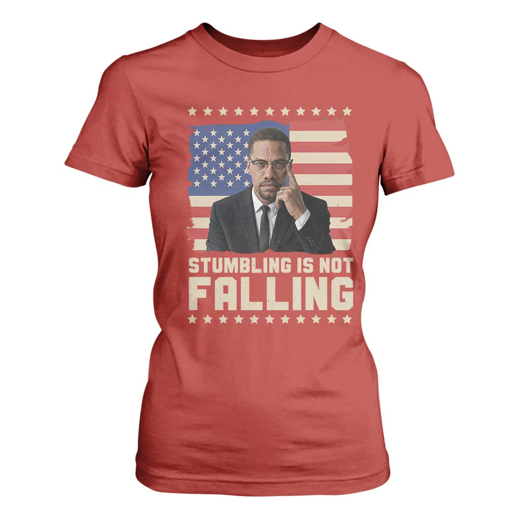 African American Pride Gift T Shirt For Women Malcolm X TS12
