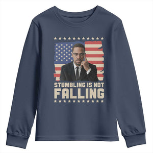 African American Pride Gift Youth Sweatshirt Malcolm X TS12