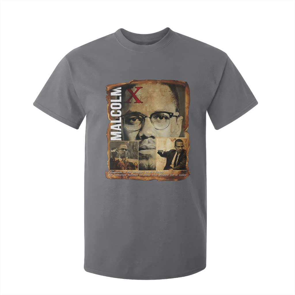 Education Is The Passport To The Future T Shirt For Kid Malcolm X Quote