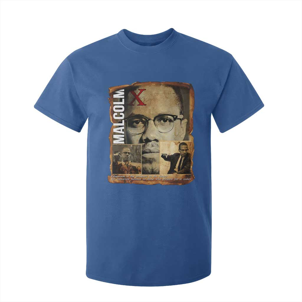 Education Is The Passport To The Future T Shirt For Kid Malcolm X Quote