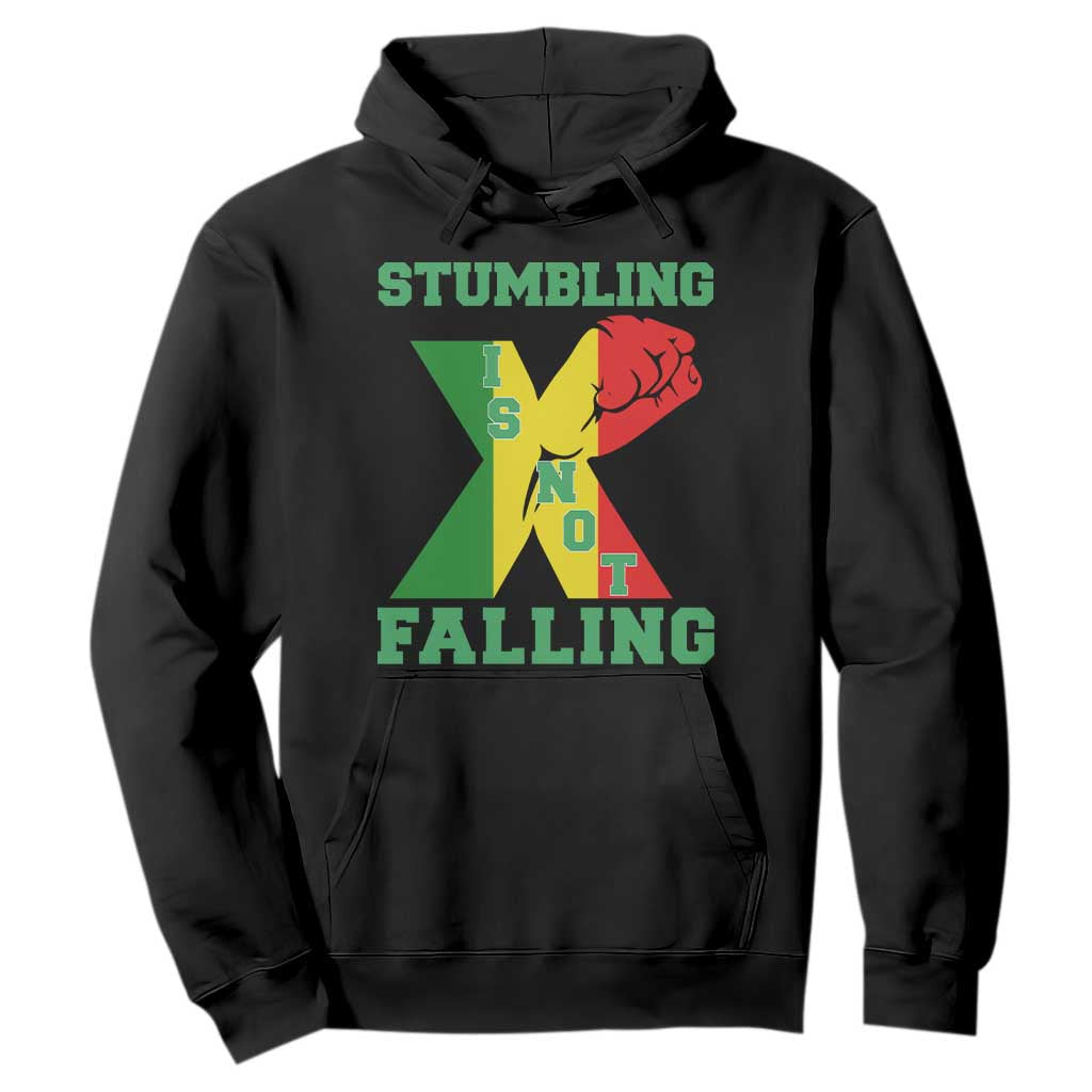 Stumbling Is Not Falling Hoodie African American Black History Month TS12