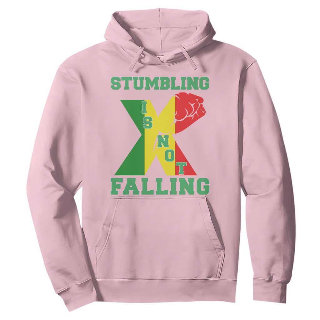 Stumbling Is Not Falling Hoodie African American Black History Month TS12