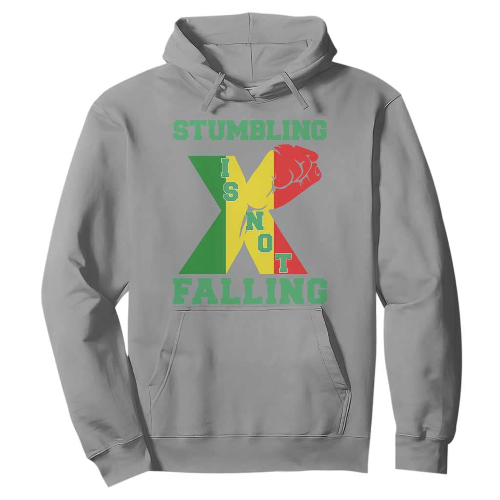 Stumbling Is Not Falling Hoodie African American Black History Month TS12