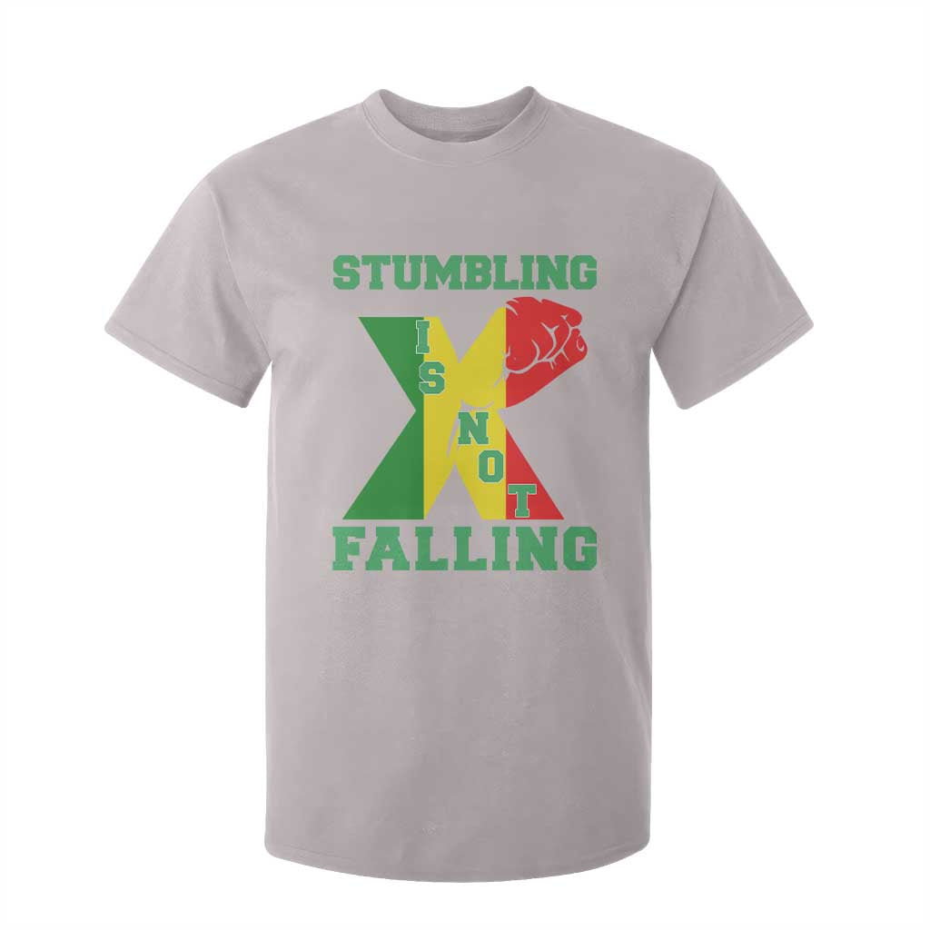 Stumbling Is Not Falling T Shirt For Kid African American Black History Month TS12