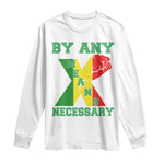 By Any Means Necessary Long Sleeve Shirt African American Black History Month - African Pride