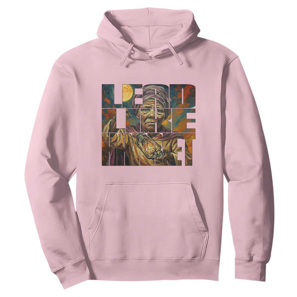 Lead Like Harriet Hoodie Black Women Leadership Quote - African Pride