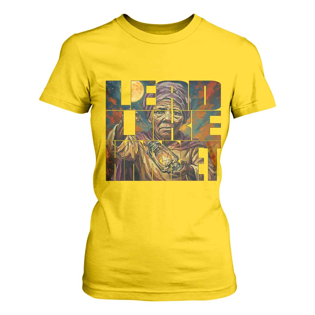 Lead Like Harriet T Shirt For Women Black Women Leadership Quote - African Pride