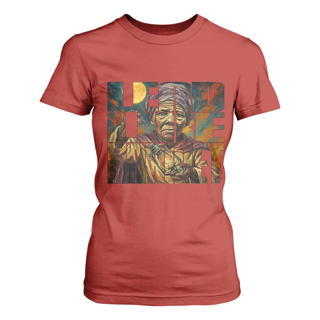 Lead Like Harriet T Shirt For Women Black Women Leadership Quote - African Pride