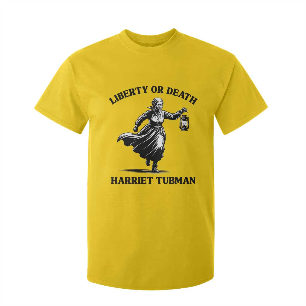 Liberty Or Death T Shirt For Kid Harriet Tubman Quote - African Pride