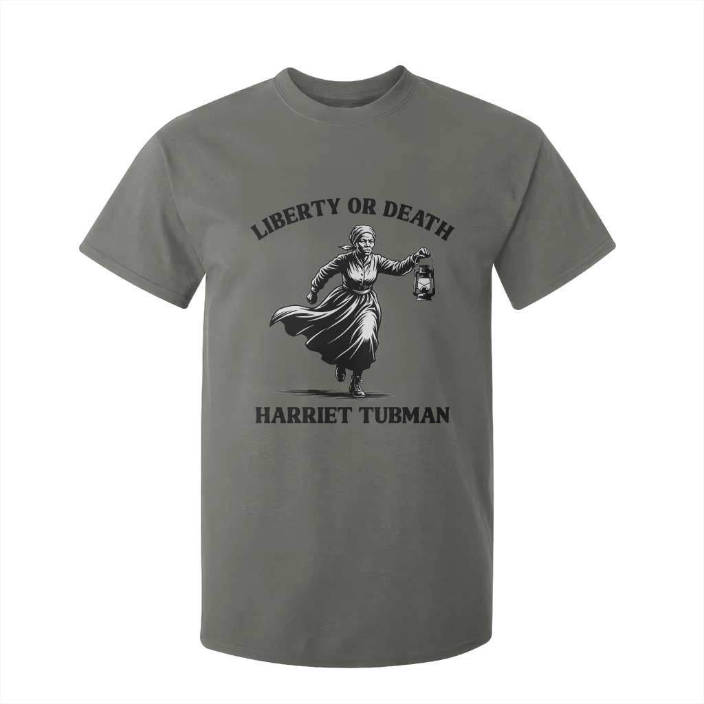 Liberty Or Death T Shirt For Kid Harriet Tubman Quote - African Pride