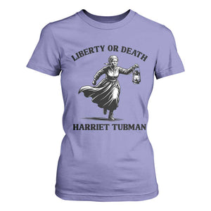 Liberty Or Death T Shirt For Women Harriet Tubman Quote - African Pride