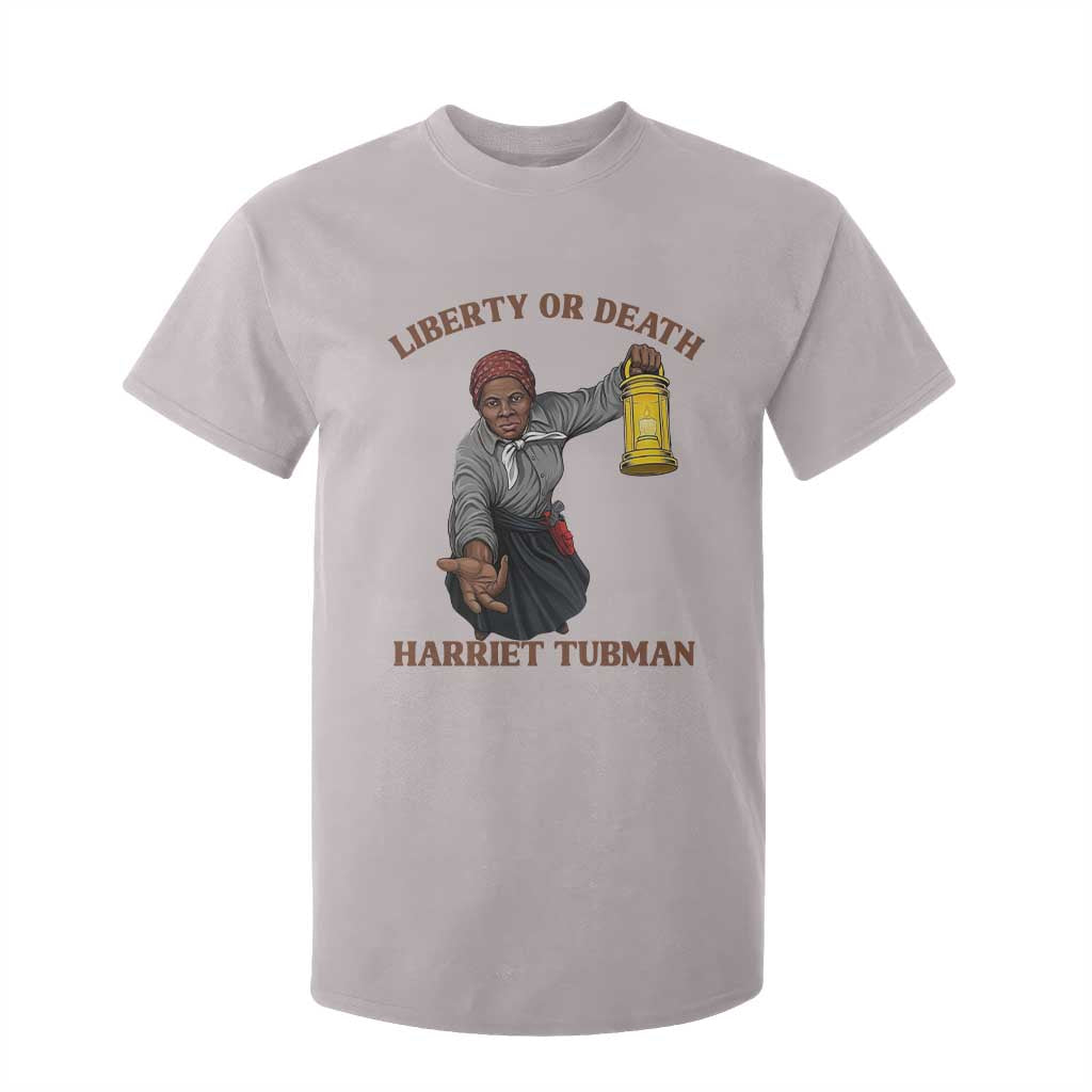Harriet Tubman Freedom Quote T Shirt For Kid Liberty Or Death - African Pride