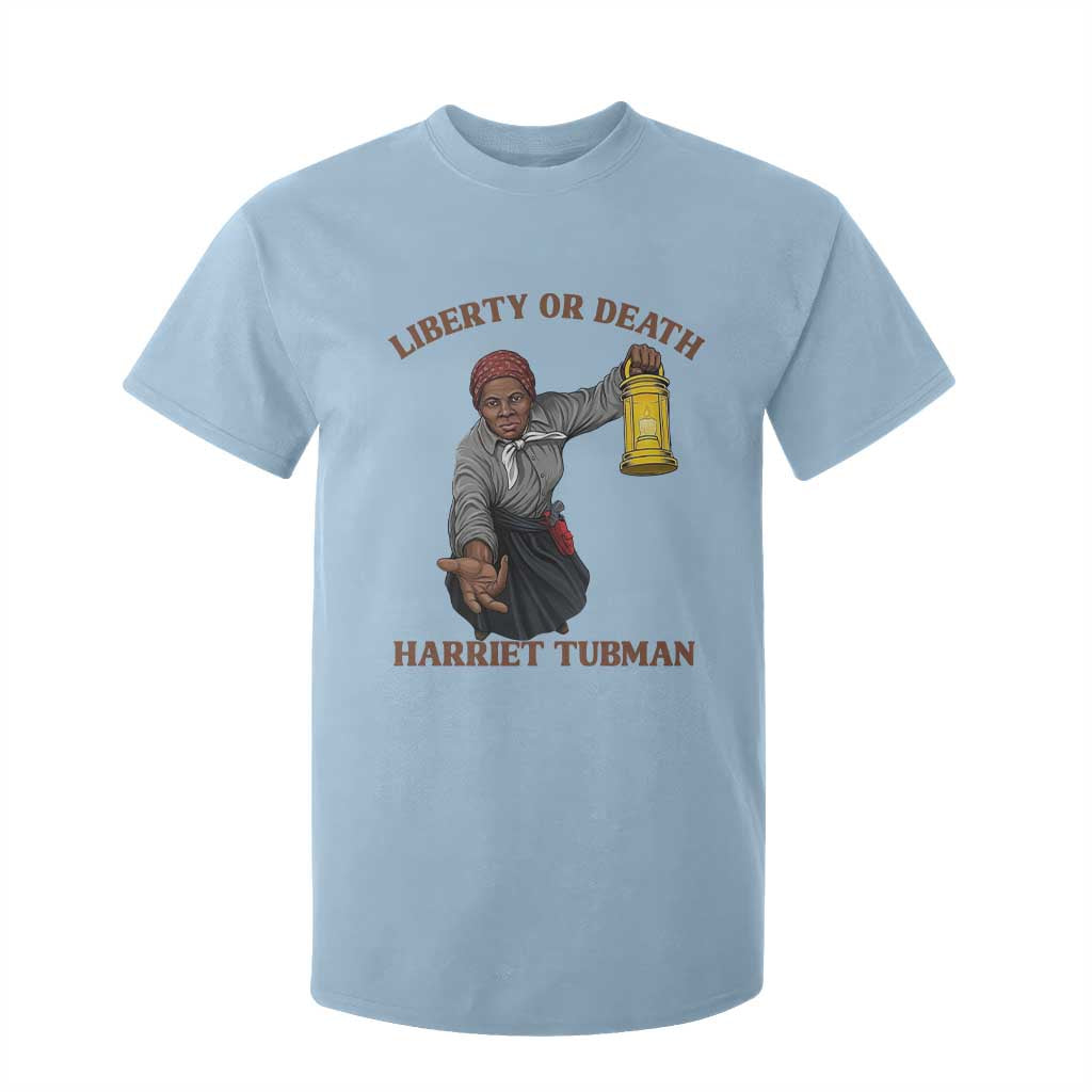 Harriet Tubman Freedom Quote T Shirt For Kid Liberty Or Death - African Pride