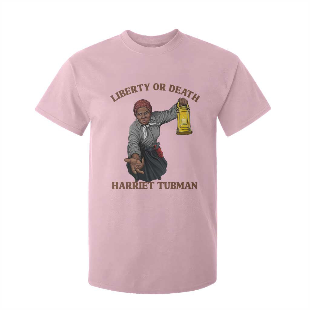 Harriet Tubman Freedom Quote T Shirt For Kid Liberty Or Death - African Pride