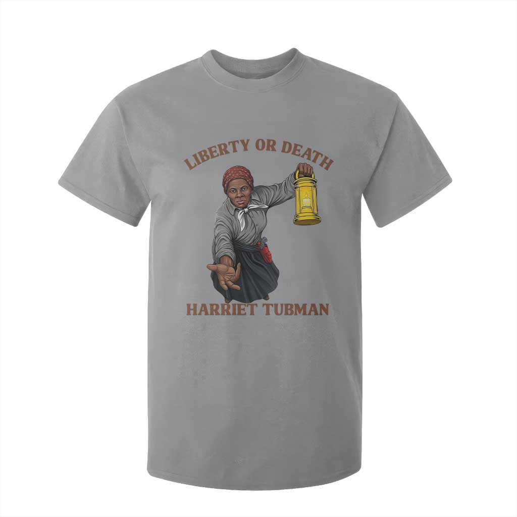 Harriet Tubman Freedom Quote T Shirt For Kid Liberty Or Death - African Pride