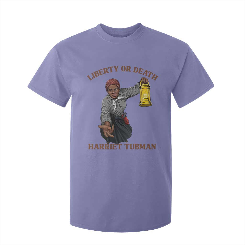 Harriet Tubman Freedom Quote T Shirt For Kid Liberty Or Death - African Pride
