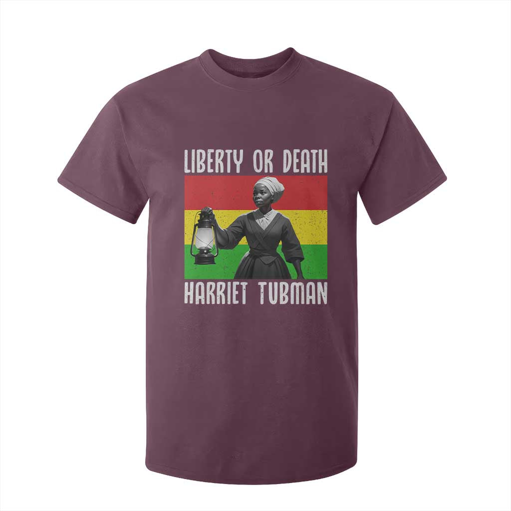 Harriet Tubman Women Leadership T Shirt For Kid Liberty Or Death