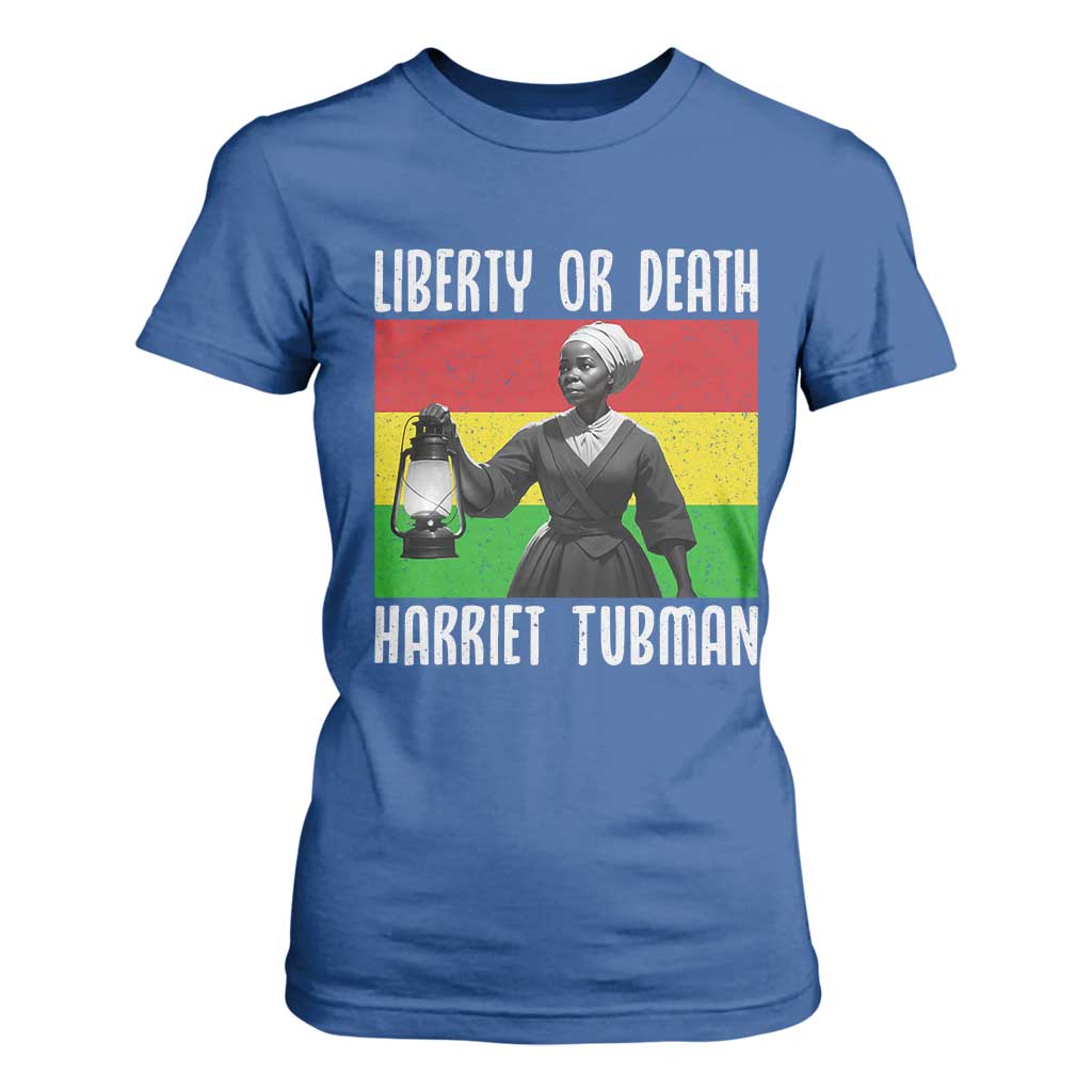 Harriet Tubman Women Leadership T Shirt For Women Liberty Or Death