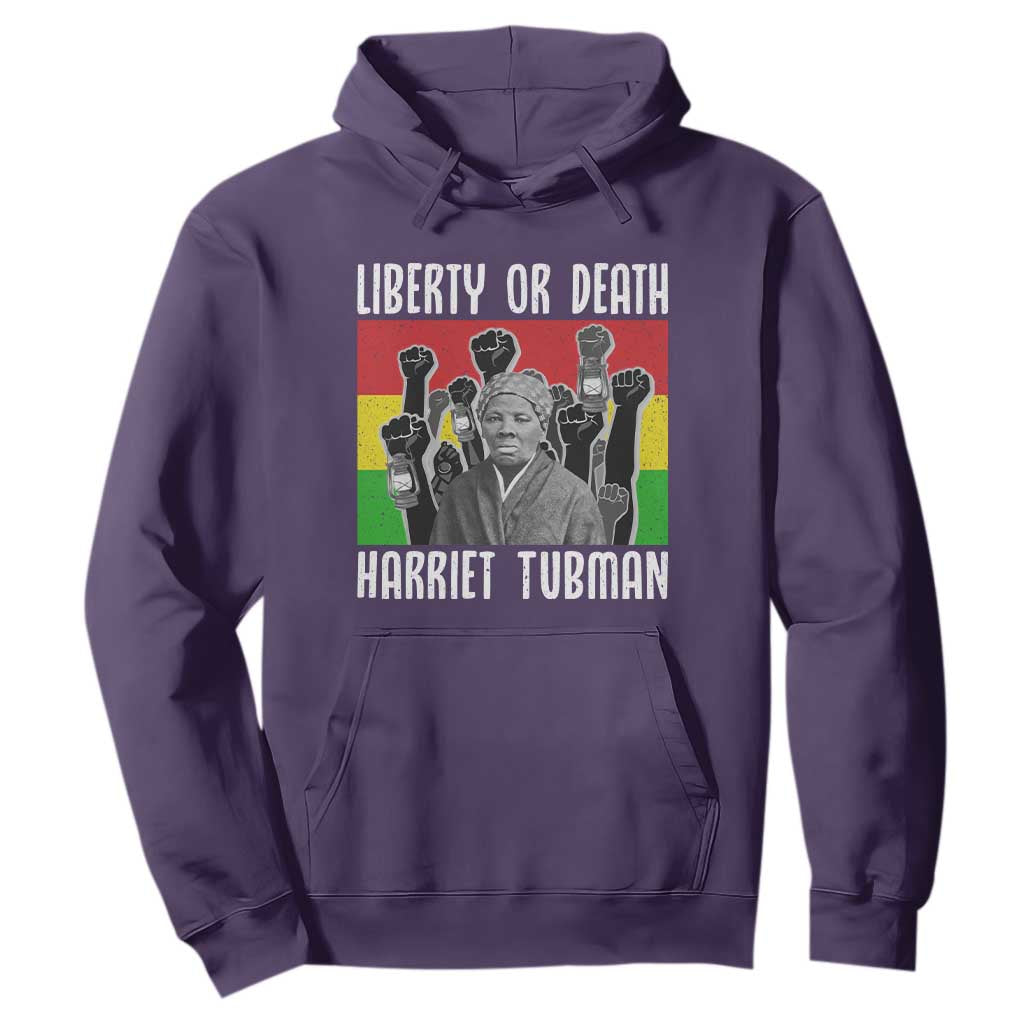 Harriet Tubman Hoodie Liberty Or Death Women Empowerment Quote - African Pride