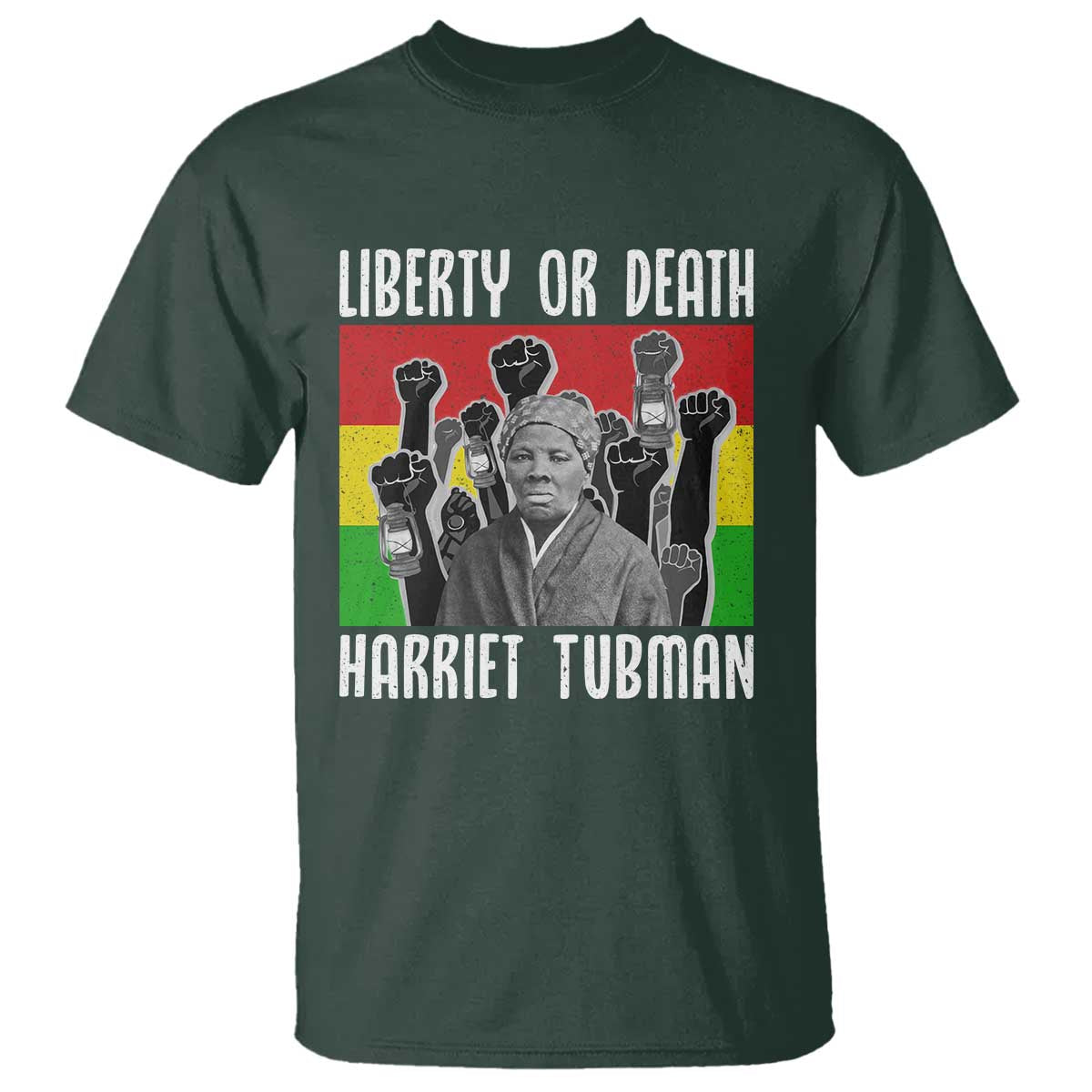 Harriet Tubman T Shirt Liberty Or Death Women Empowerment Quote - African Pride