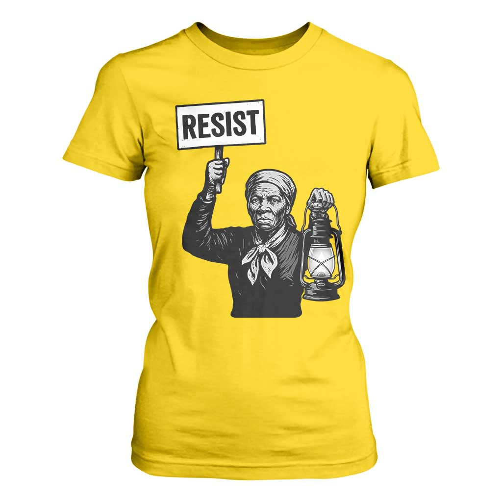 Harriet Tubman Says Resist T Shirt For Women Women Empowerment Quote - African Pride