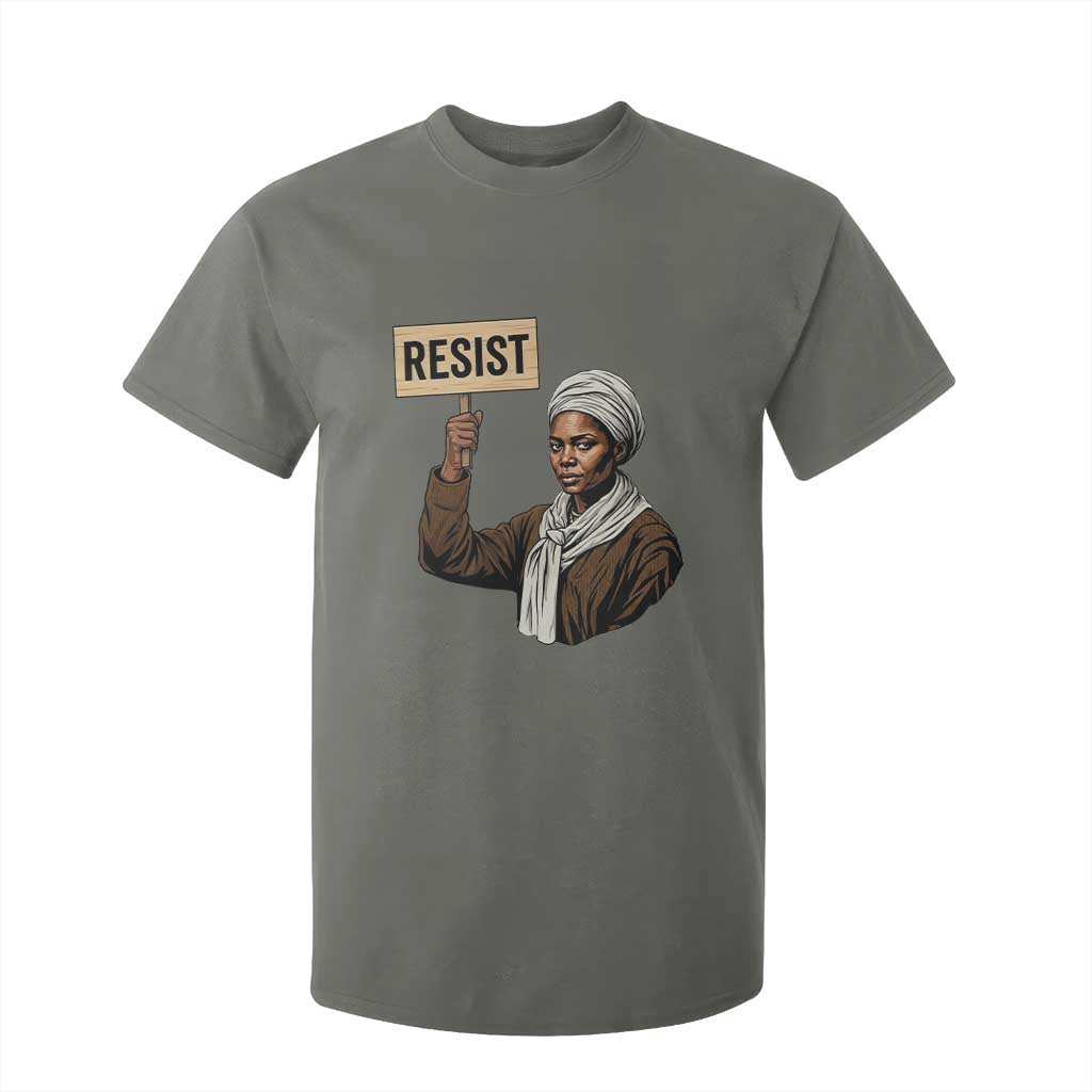 Funny Harriet Tubman Says Resist T Shirt For Kid Black Pride Inspiration Gift - African Pride