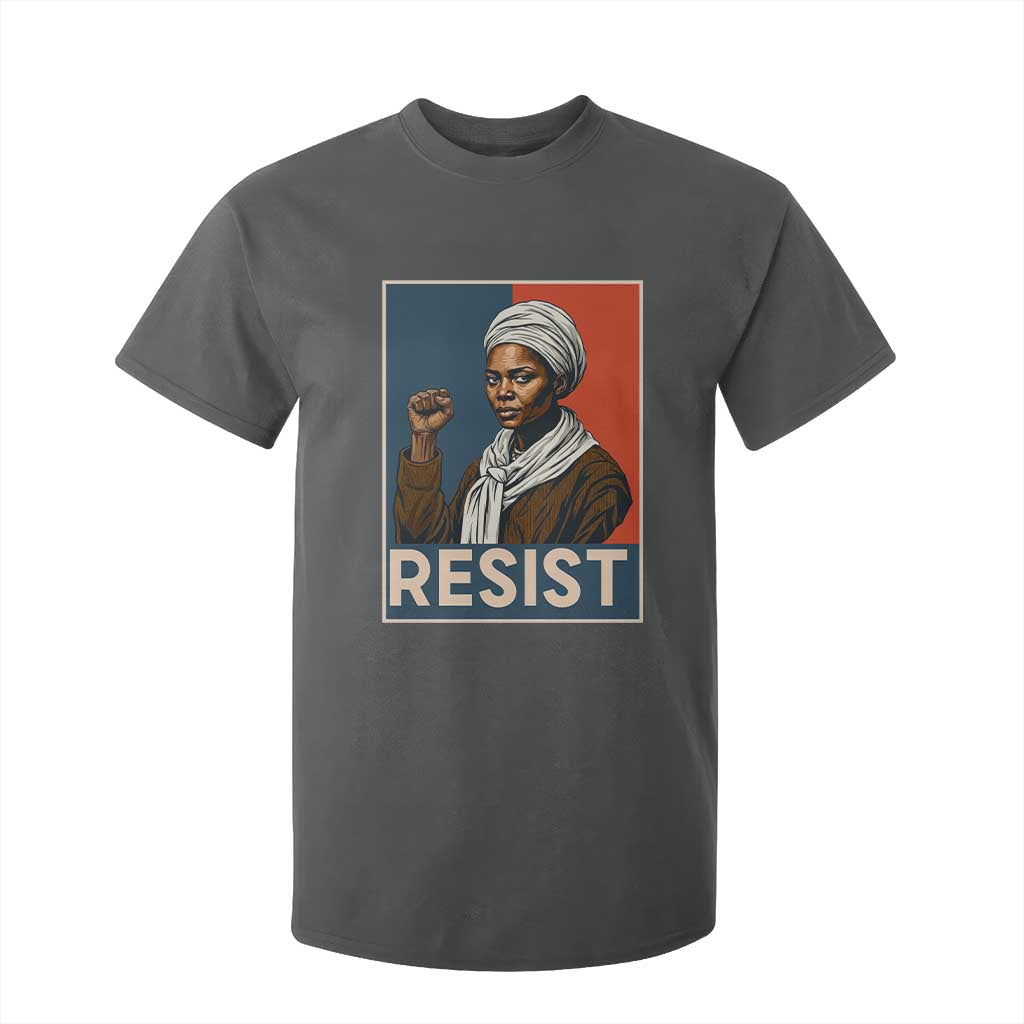 Funny Harriet Tubman Says Resist T Shirt For Kid Strong Black Woman Leader - African Pride