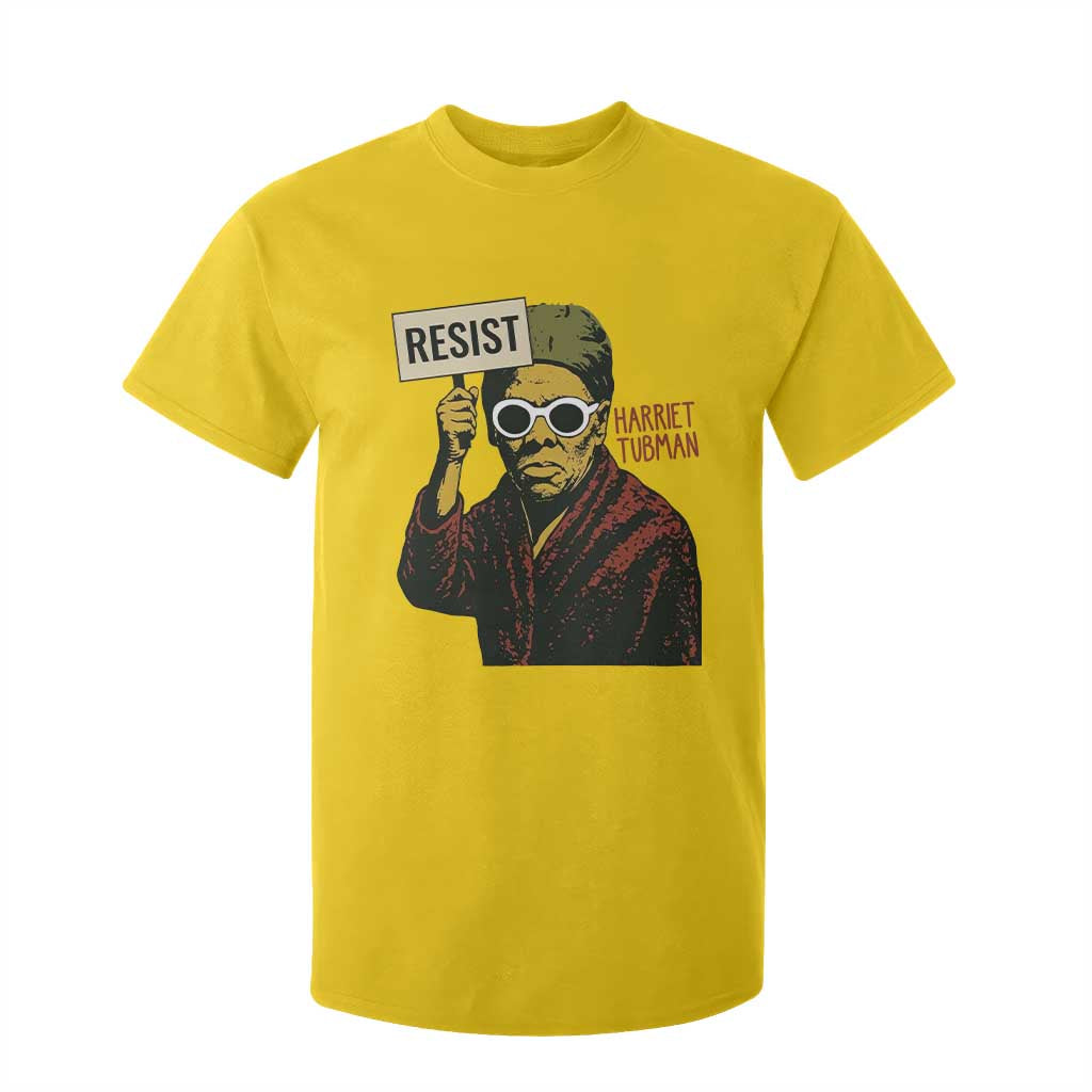 Funny Harriet Tubman Says Resist T Shirt For Kid Female Empowerment History Gift - African Pride