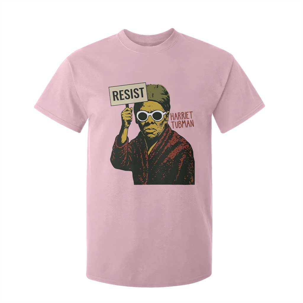 Funny Harriet Tubman Says Resist T Shirt For Kid Female Empowerment History Gift - African Pride